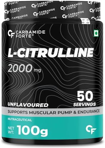 Carbamide Forte L Citrulline Malate - 100g | L Citrulline Supplement - 50 Servings | Unflavoured & Supports Endurance