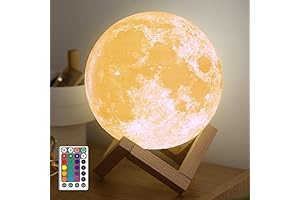 Intriguing 4.7 Inch 3D Moon Lamp | Inspire Your Universe with Lunar Decor
