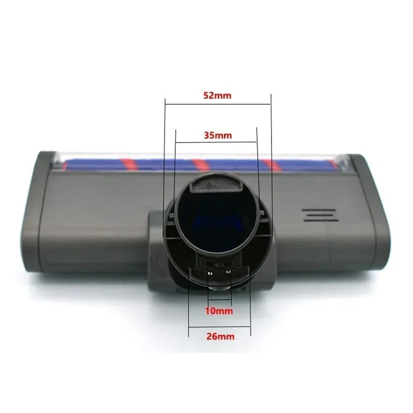 Cabezal de cepillo de rodillo barredor suave, Compatible con Dyson, pieza de aspiradora V10 V11 V7 V8 V15(2pcs)