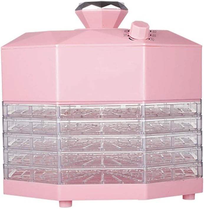 Upgrade Electric Food Dryer Machine, 5 Tier Shelt Food Dehydrator for Dried Meat Fruit Vegetable Creating Healthy Snacks
