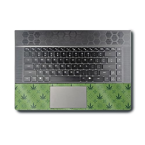 Image of MightySkins Glossy Glitter Skin Compatible with Alienware X16 R1 (2023) Full Wrap Kit - CBD Green | Protective, Durable High-Gloss Glitter Finish | Easy to Apply & Change Styles | Made in The USA