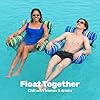 SLOOSH Inflatable Pool Floats Adult,2 Packs Floating Lounge Chairs,Blow up Pool Noodles for Adult Heavy Duty,Floating Chair for Party Summer Water Beach Lake Fun #2