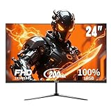 ZZA 24 Inch FHD 1080P 200Hz|144Hz Curved Gaming Monitor, 1ms MPRT, VA Panel,...