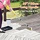 Lasurpinsel Holz Außen 1.5M,Flächenstreicher,Terrassenstreichbürste,Malerbürste, Borstenpinsel,Besonders für Schnellen Farbauftrag, Mit Verlängerungsstiel, Farbpinsel für Alle Lasuren & Lacke
