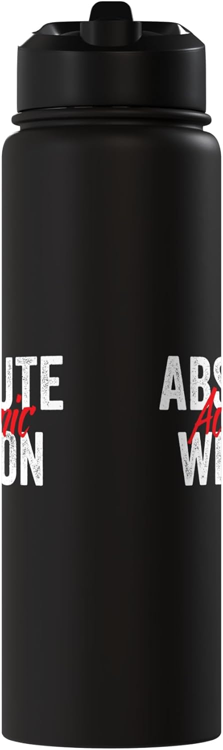 Absolute Academic Weapon for Students Stainless Steel Insulated Water Bottle