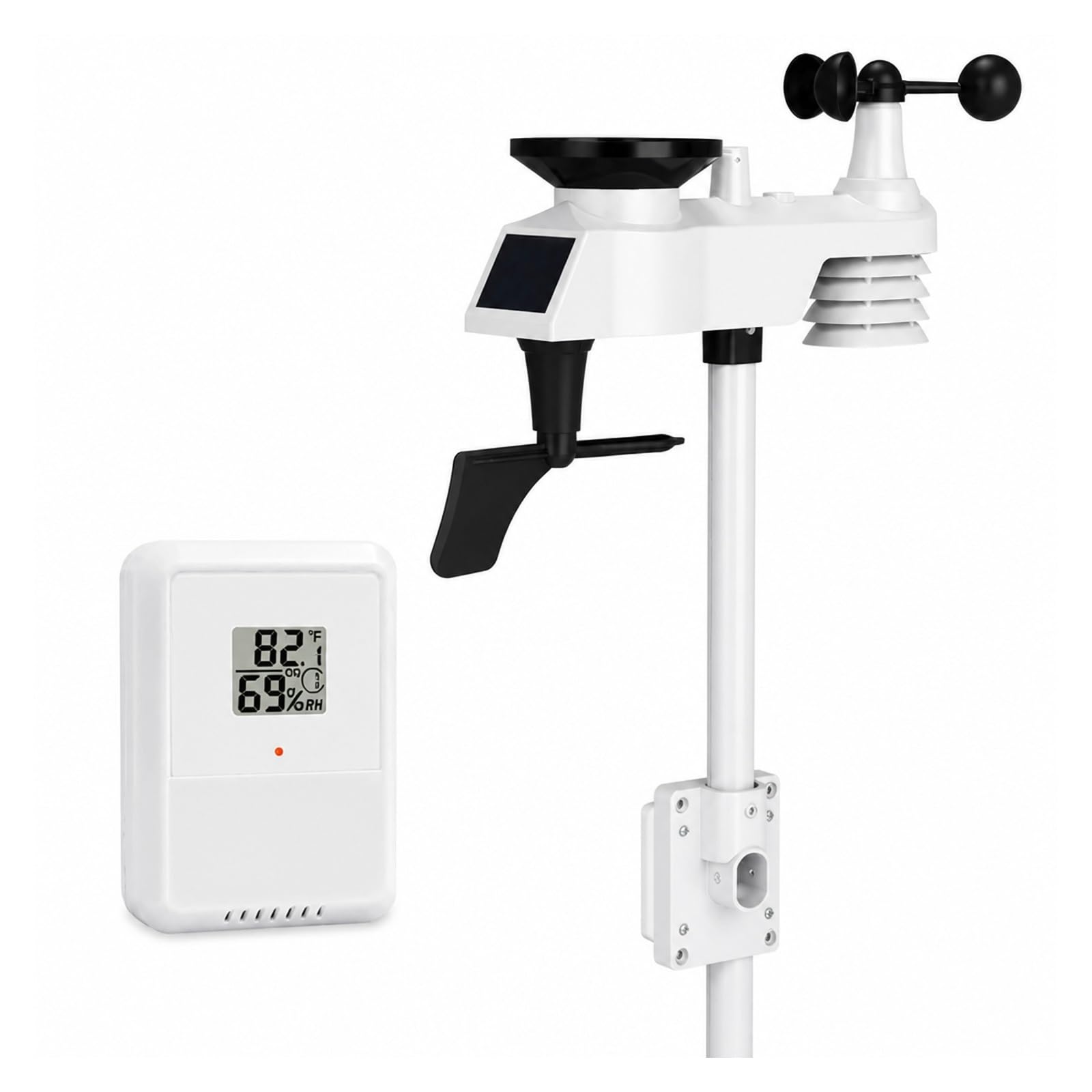 Pluviometro, Stazione Meteorologica WiFi 14 In 1 Con Sensore Esterno FT0300