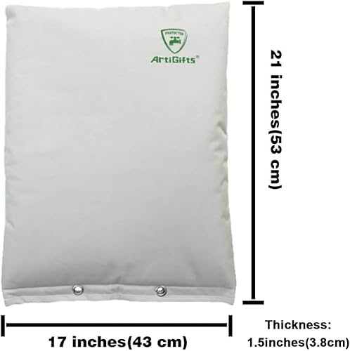 Miniatura 5 de ArtiGifts Bolsa aislante  Funda aislante para prevención de reflujo para protección contra la congelación en invierno, caqui pálido, 17 pulgadas de