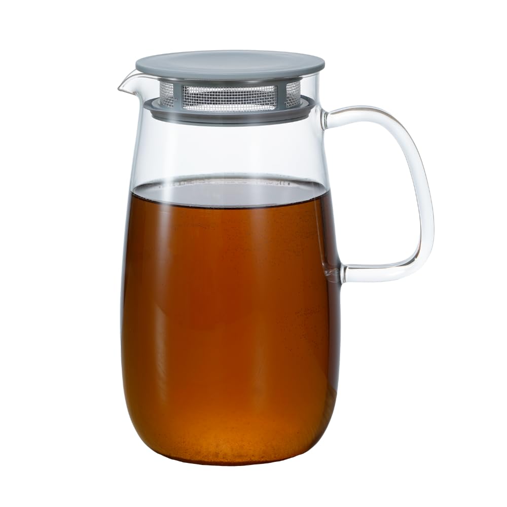 HARIO(ハリオ) レンジでかんたん 麦茶ポット むぎちゃん 1000mL 電…