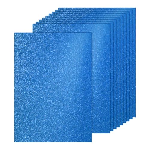 Feuilles Brillants Épais Bleu A4 PATIKIL - Carton de Haute Qualité 250g pour Arts Visuels