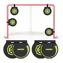 Hikeen Heavy Duty Magnetic Hockey Shooting Targets-7.9" Accuracy Trainers Hockey Targets with Hanging Rope for Hockey & Lacrosse Nets4 Packs