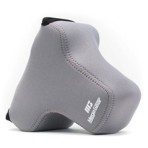 Megagear Panasonic Lumix Dmc-G85, G80, G81, G8 (12-60Mm) Ultra Light Neoprene Camera Case - Gray #TOP1