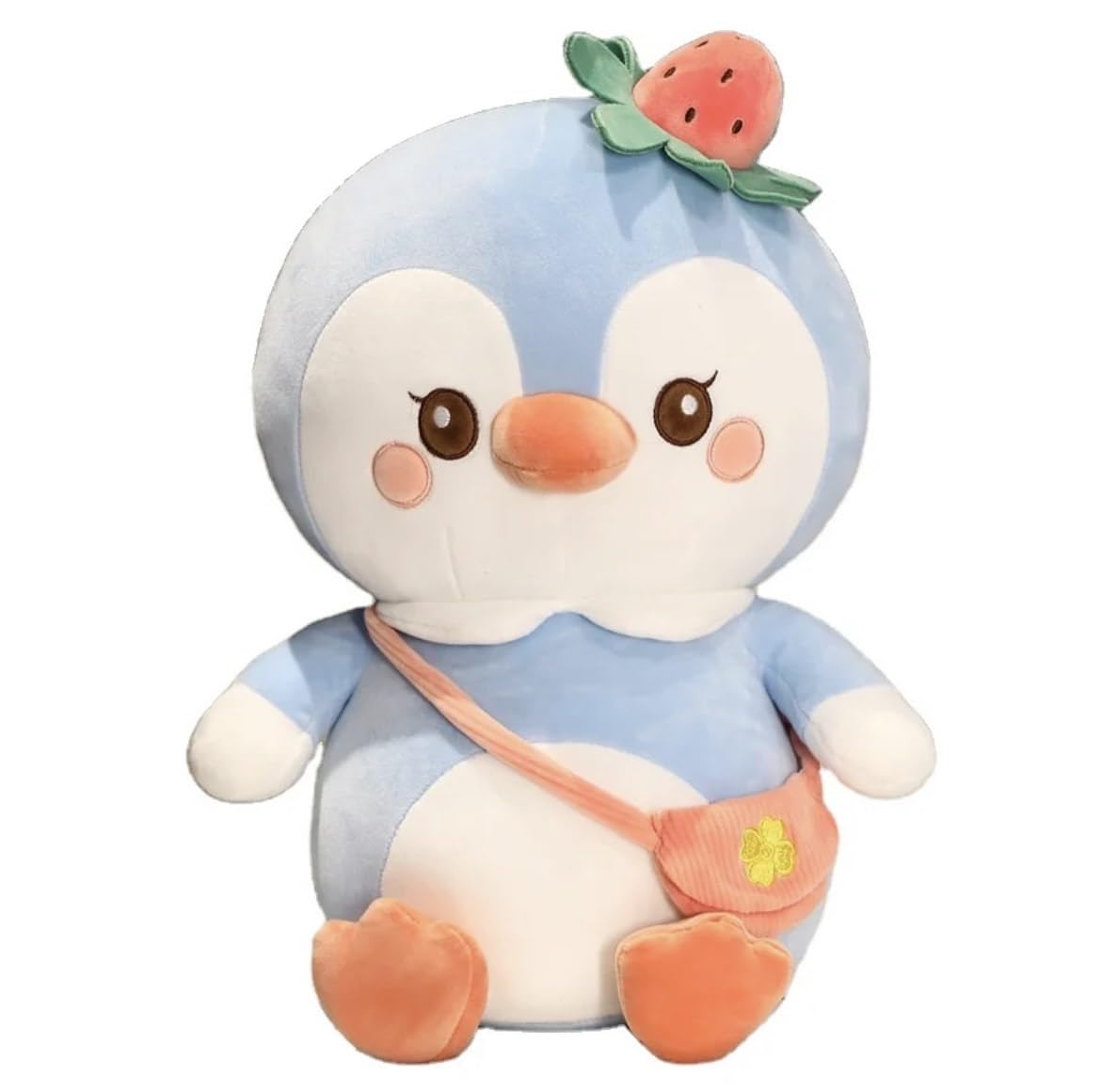Tiny Treasures by Madhaani Strawberry Penguin Soft Toy for Kids, Boys, Girls, Baby Girl, New Born Babys, Animal Soft Toys for Kids, Stuffed Animals, Color - Blue (B0D47NK79P) Amazon Price History, Amazon Price Tracker