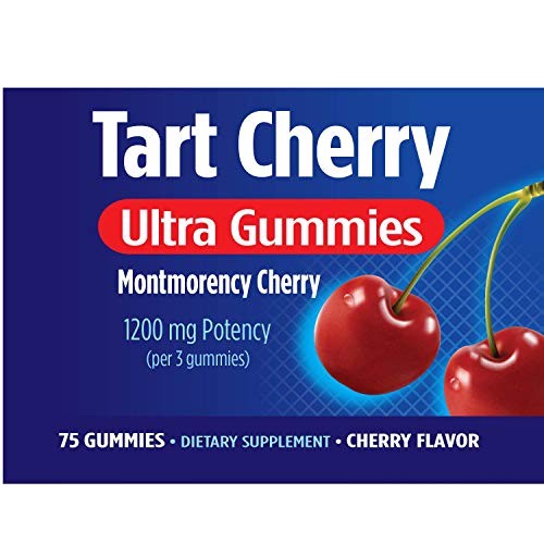 Nature's Way Tart Cherry Ultra Gummies, Antioxidant Support From Anthocyanins*, 75 Count #TOP1