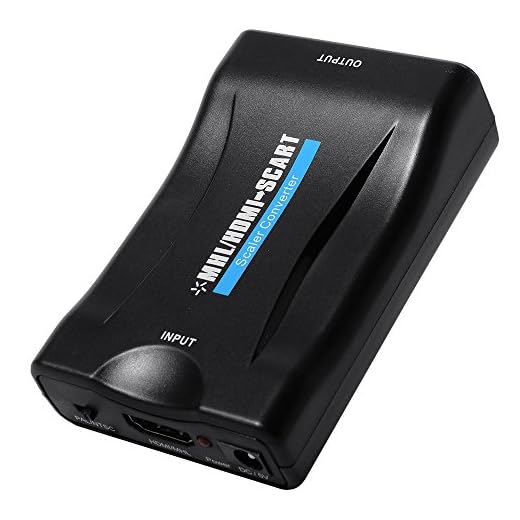 XCSOURCE HDMI till Scart omvandlare konvertering AV CVBS signaladapter spela på CRT TV, VHS VCR, DVD-stöd NTSC PAL AH149