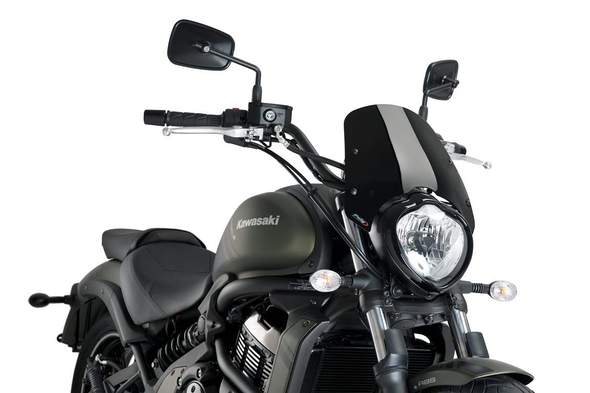 Amazon.com: Puig Windshield New Generation Sport Kawasaki Vulcan S