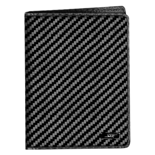 Real Flexible Carbon Fiber Passport Holder