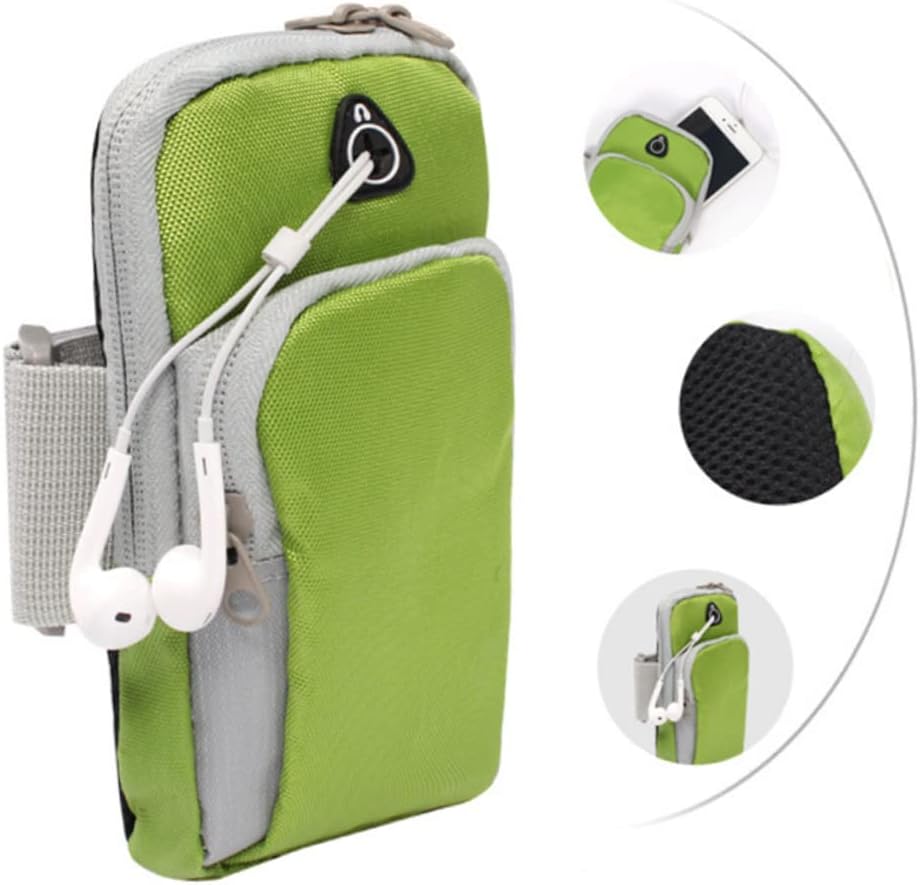 WOONEKY Armband Phone Bag for Running Outdoor Cell Phone Pouch Bag Reflective Stripes Comfort Fit