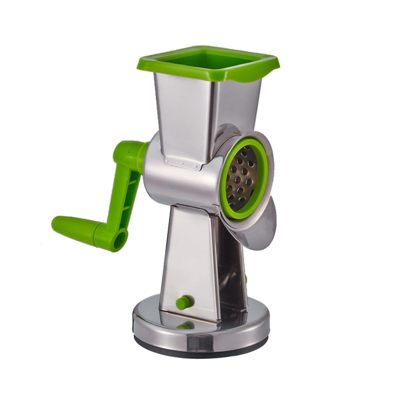 PRETYZOOM Cortador de Verduras con Cilindro Rallador de Queso de Acero Inoxidable Triturador Manual de Alimentos para Cocina para Rallar Queso y Verduras