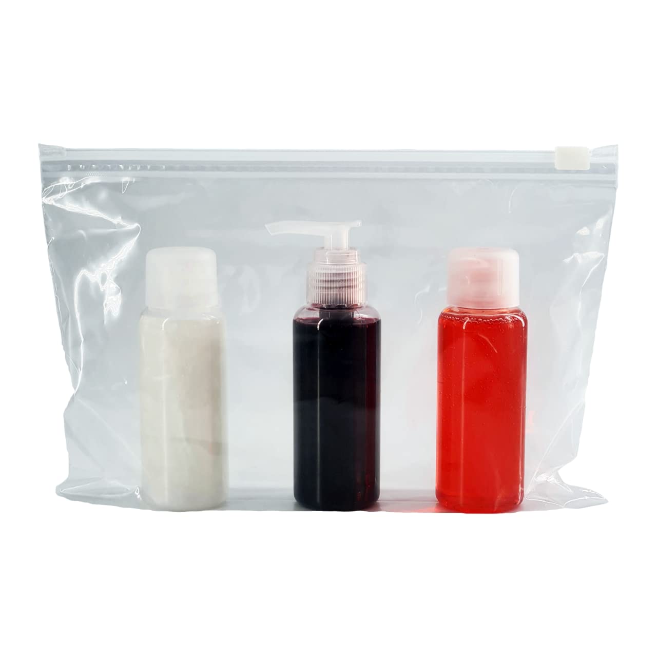 Lacers LDPE Bolsas transparentes con cierre deslizante de 60 µ, sin impresión, sostenibles, totalmente reciclables, bolsas de almacenamiento reutilizables para alimentos, joyas, cosméticos,