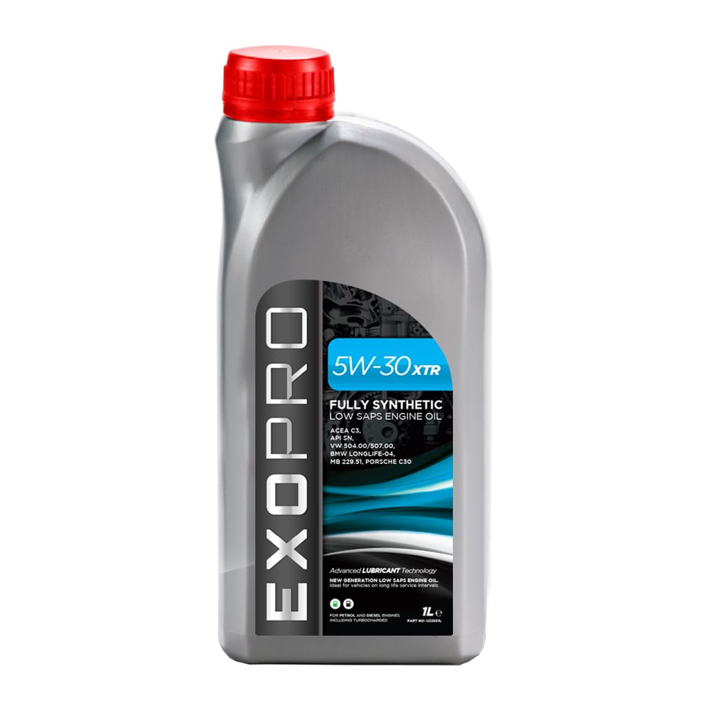 ExoPro 5W-30 ACEA C3, API SN Full Synthetic Low SAPS Motor Oil 1L