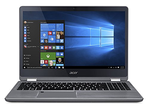 Image of acer Aspire R 15 2-in-1 Laptop, 15.6 inch Full HD Touch, 7th Gen Intel Core i7, GeForce 940MX, 12GB DDR4, 256GB SSD, R5-571TG-7229