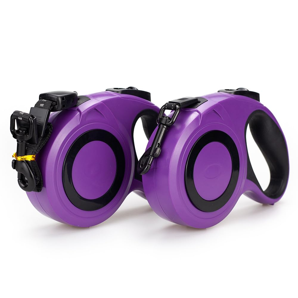 Guinzaglio retrattile per cani, design resistente per animali domestici di taglia media e grande, estensibile e durevole, supporta fino a 100 kg, ideale per passeggiate e allenamento