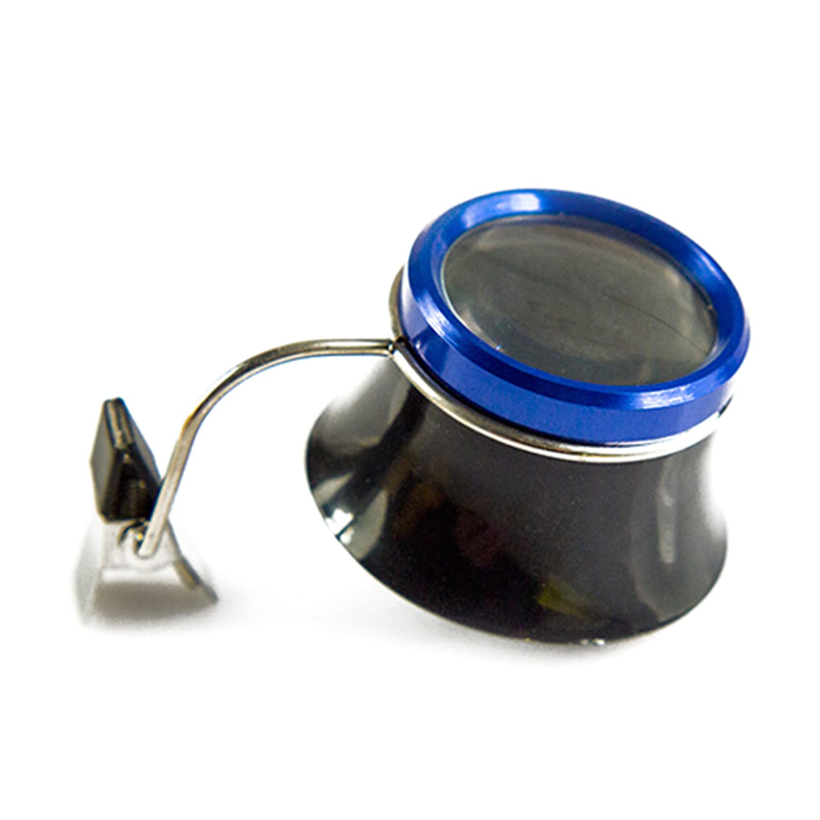 Red/Blue Glasses Magnifier 10X Repair Eye Watch Glass Watch Magnifier Repair Lens
