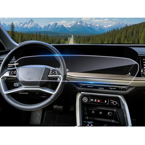 Image of CDEFG Tempered Glass for 2026 Audi Q5 / 2025 2026 Audi Q6 e tron Screen Protector, for 14.5 Inch Touchscreen & 11.9 Inch Instrument Panel, for 2026 Audi Q5 Q6 Accessories