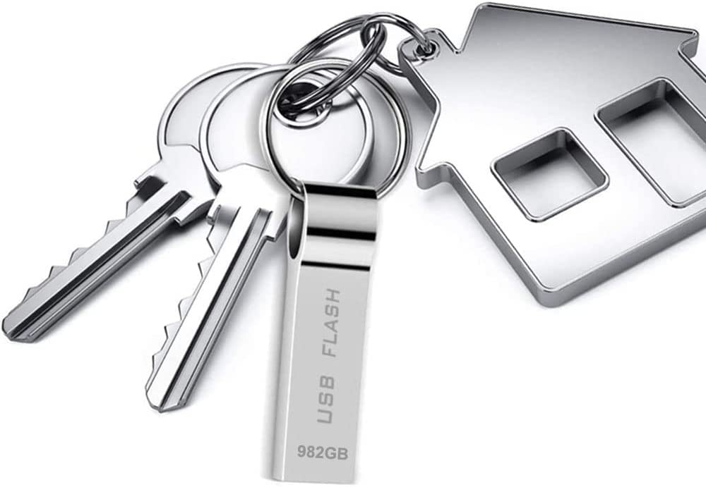 Clé USB 982 Go Métal USB 3.0 Imperméable - Mémoire Stick Grande Capacité Stockage Externe