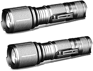 Tactical LED XML T6 3000 Lumens 5 Modes Flashlight with Belt Clip Zoomable