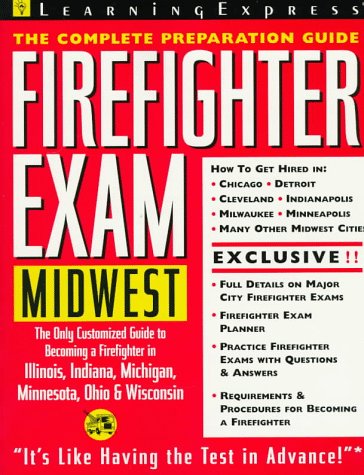 Buy Firefighter Exam Midwest (LEARNING EXPRESS CIVIL SERVICE LIBRARY MIDWEST) — BookShops.in