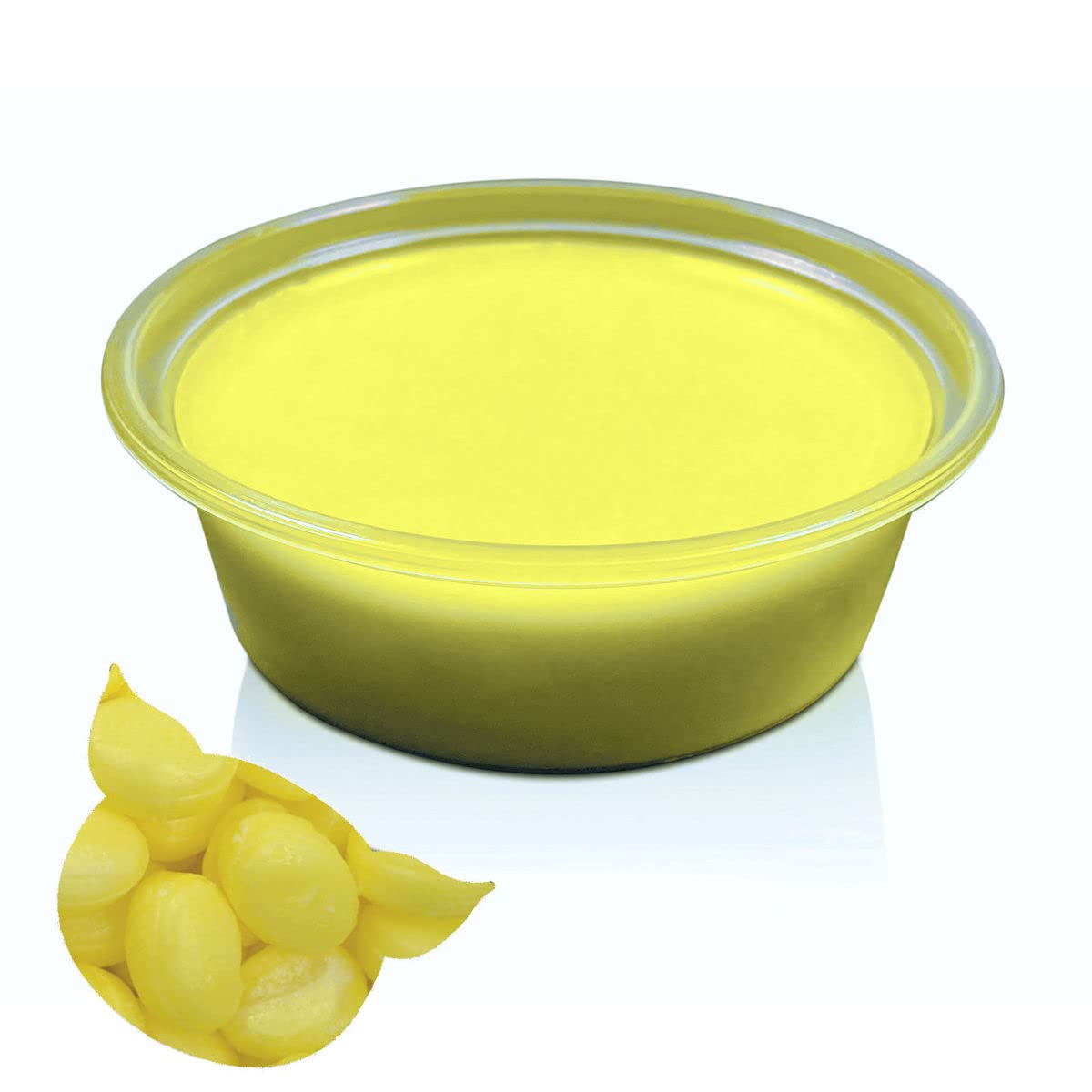 Medium Wax MELT Pot - Snap Tart Handcrafted Soy Wax Vegan Long Lasting Highly Scented Handmade Wax Melts (Lemon Sherbet)