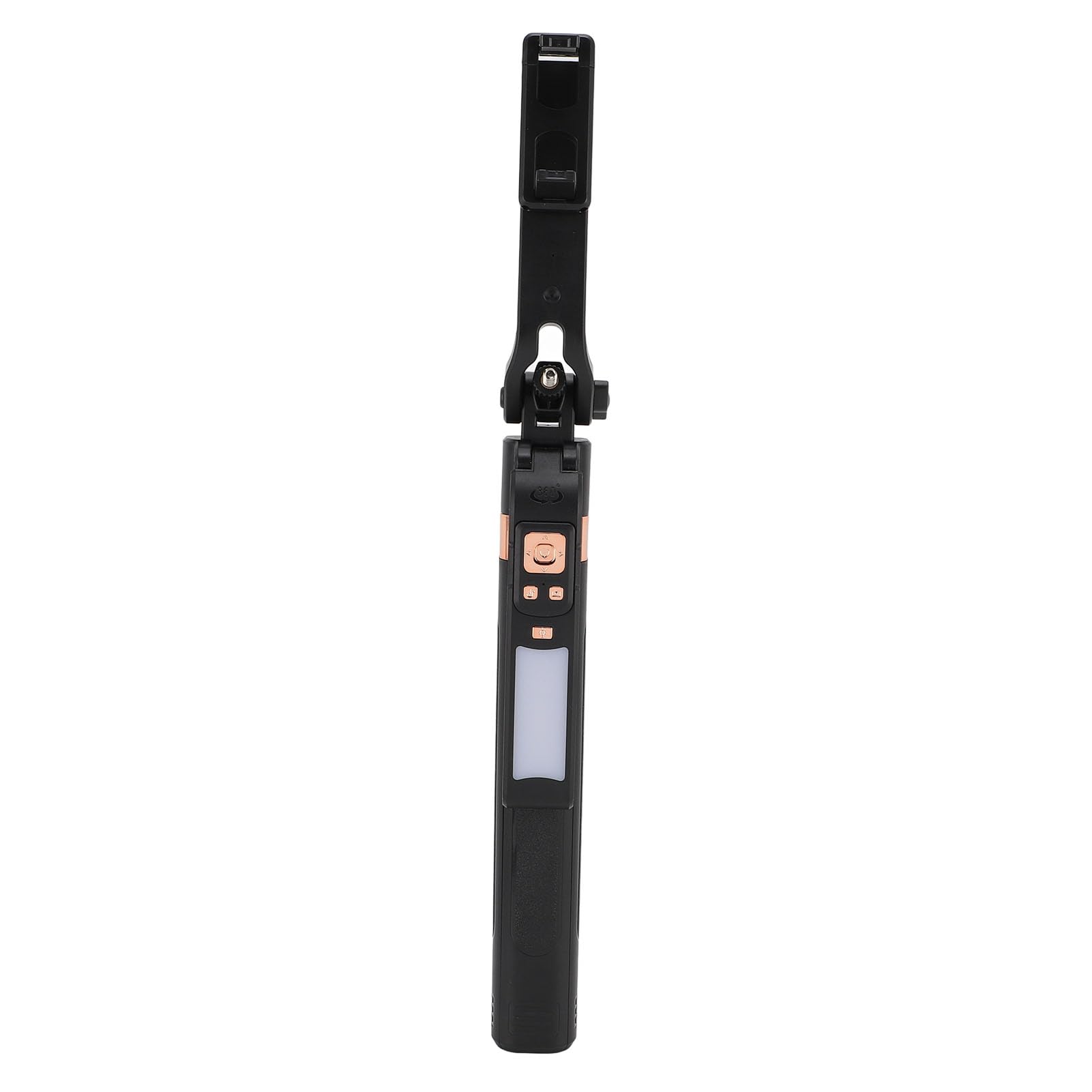 Treppiede per Telefono, Selfie Stick, Tracciamento Automatico del Volto, Controllo Gestuale, 40 Luci LED, Selfie Stick Estensibile, Kit per Vlogging con Telecomando per Registrazione Video su