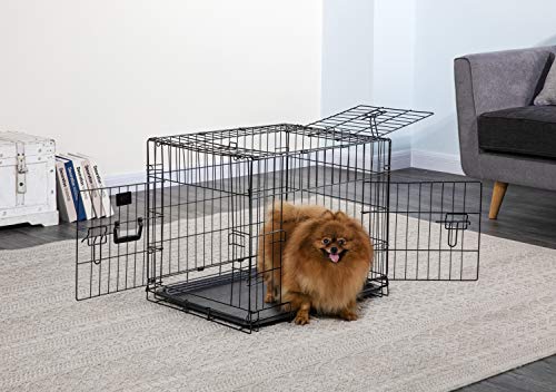 Gopetclub 3-Door Metal Pet Crate, 24-Inch #TOP15