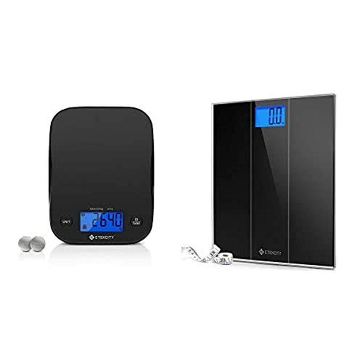Etekcity Food Kitchen Scale and Digital Body Weight Bathroom Scale