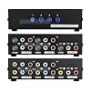 4 in 1 Out Composite BNC RCA Video Audio Switch