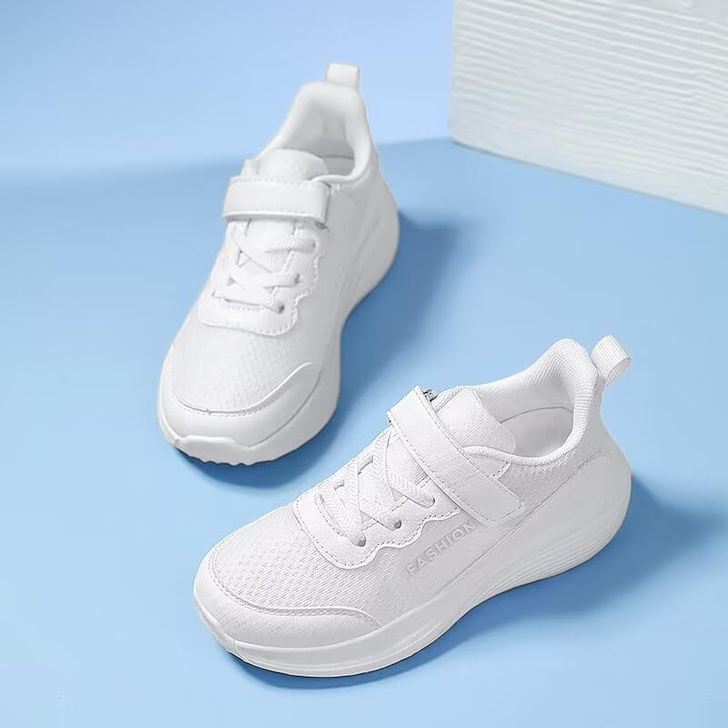 Kids Boy Girl Solid Breathable Sport Shoes for Outdoor School Running Walking4
