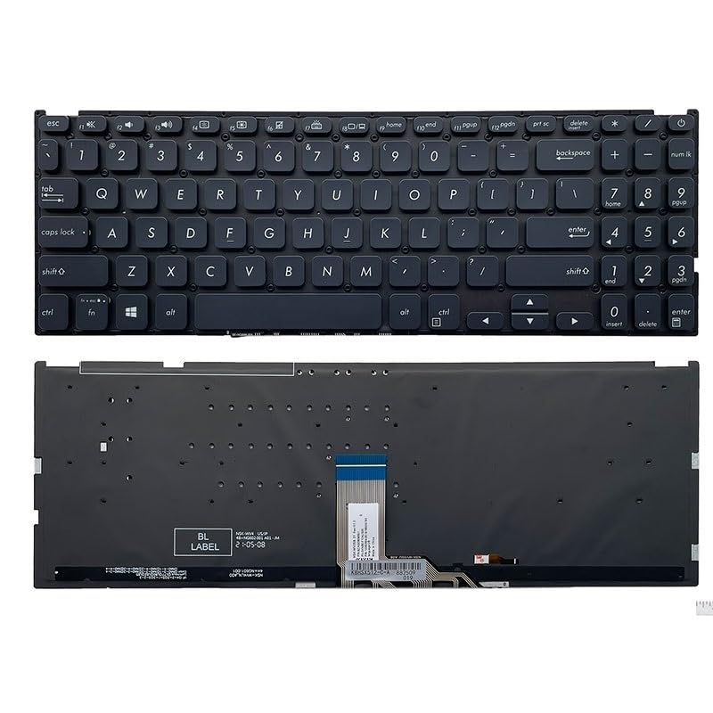 Clavier ASUS X512DA X512UA rouge pour réparer les touches bloquées de votre ordinateur