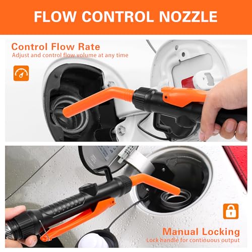 image for BOLCOWE 3.2 GPM Cordless Electric Fuel Transfer Pump, Portable Battery