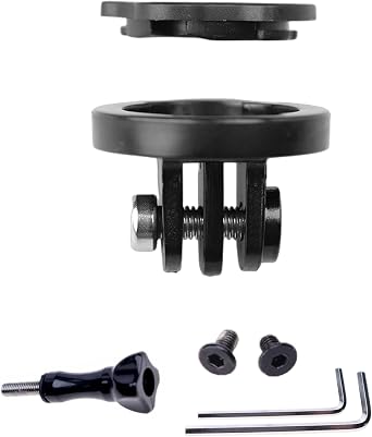 Quick Release Sport Action Camera Mount for IGPS Port M80 | Out-Front Bike Bracket, Threaded Mount, Compatible with Bicycle Lights Holder