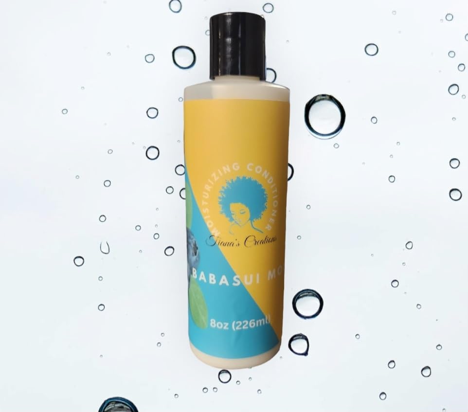 Miniatura 5 de TIANA'S CREATIONS MOI Babasui - Acondicionador hidratante con aloe vera y manteca de karité, humedad profunda para cabello rizado o rizado natural,