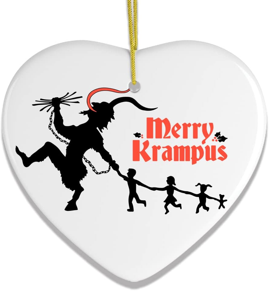 Merry Krampus Folklore Christmas Ornament