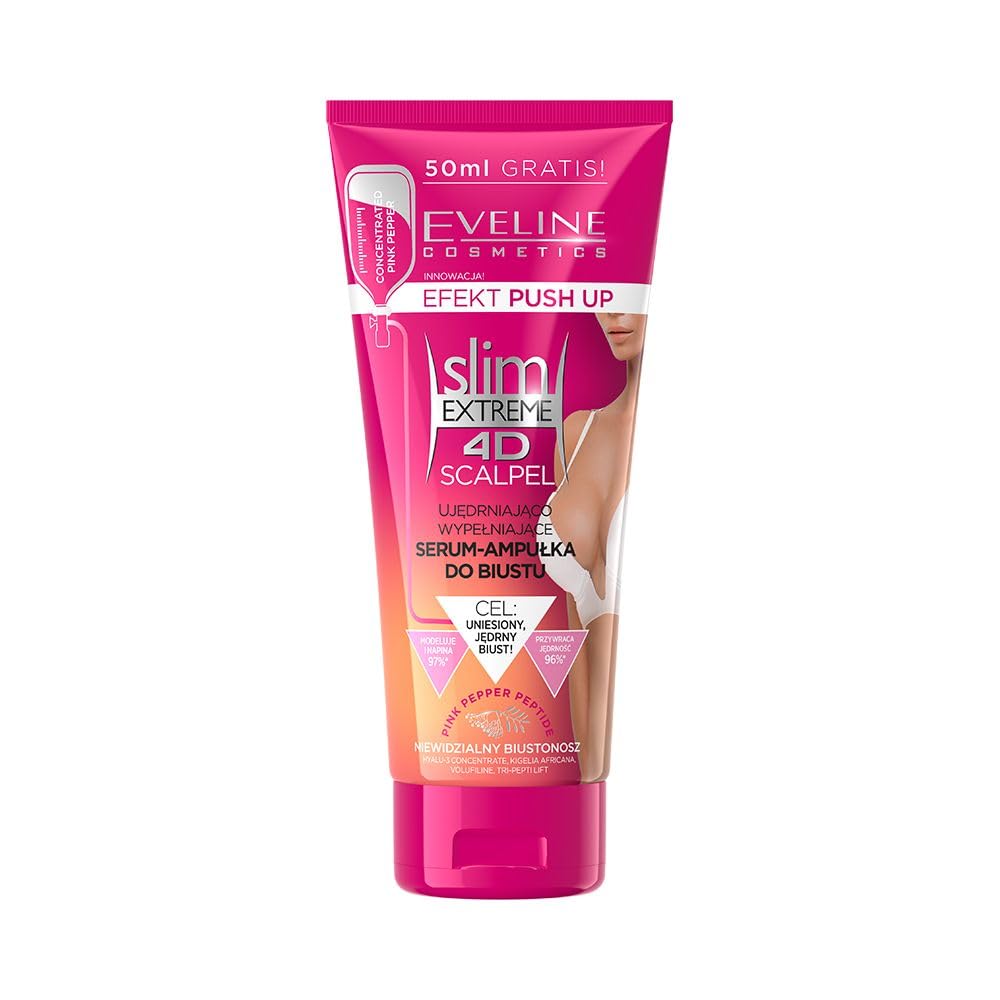Eveline Cosmetics Slim Extreme 4D ujędrniające i wypełniające ampułki do serum na piersi (serum ujędrniające i wzmacniające piersi)