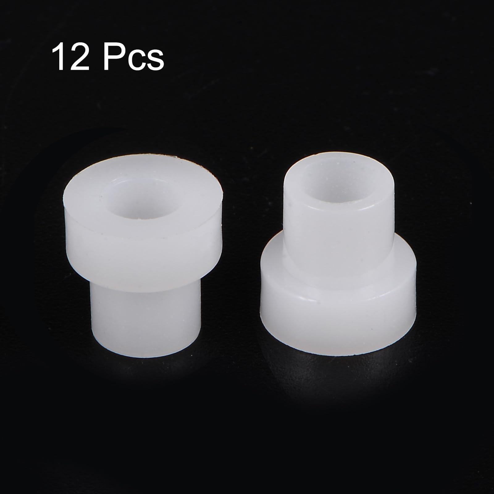 4 Boccole In Nylon 6x8x25 Mm - Manicotti Cuscinetti Autolubrificanti Per Alberi