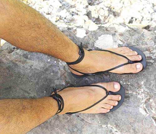 CHASQUI Men - Barefoot leather flat sandals/flexible men sandals/minimalist pocket men sandals4