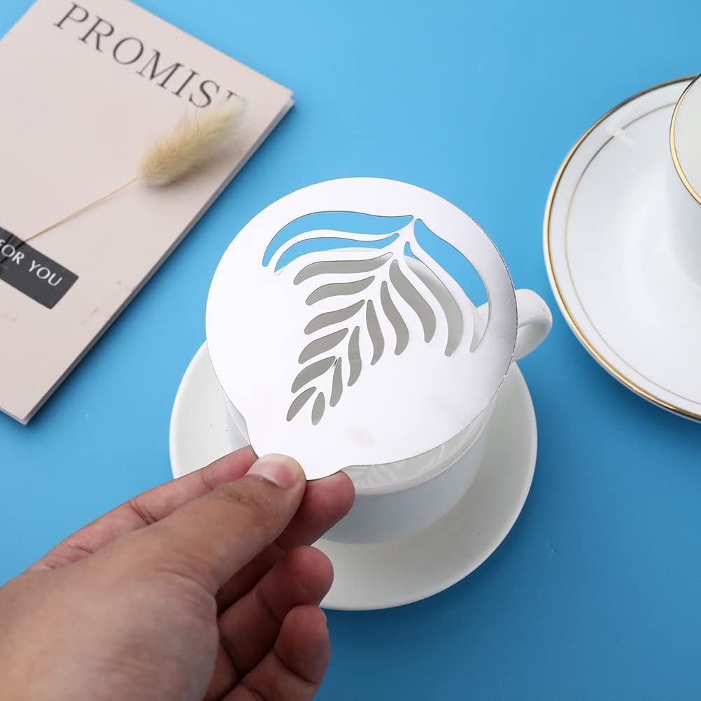 CAFÉ POCHOIRS ACIER Inoxydable Pochoirs Café Pochoirs Café Latte Art