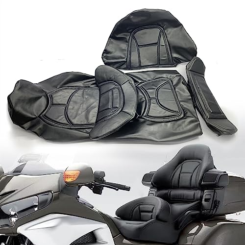Housse de siège moto pour Goldwing GL1800 2001-2017 ensemble complet cuir PU