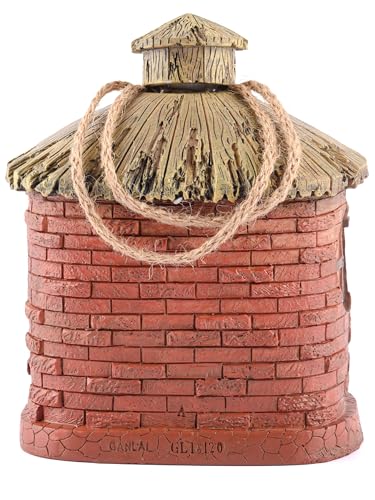 Image of ComicSense.xyz Anime Night Lamp for Room Home Decor, Lonely Spirit Hut Lamp (Red)