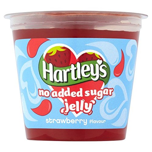 Hartley's Jelly Pot Strawberry No Added Sugar 115g - Pack of 6