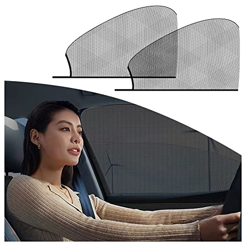 Set Of 2 Stretchable Car Windows Cover Sun Shades For Baby,Breathable Uv Block &Car Privacy Curtains,Must Have Car Accessories For Sleeping In Car,Truck,Suv,Camping (Front Window-2Pcs) #TOP14